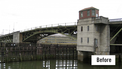 SeaPile by Bedford Technology South Park Bridge Marine Piling